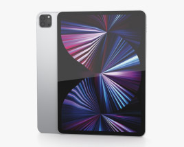 Apple iPad Pro 11-inch 2021 Silver Modèle 3D