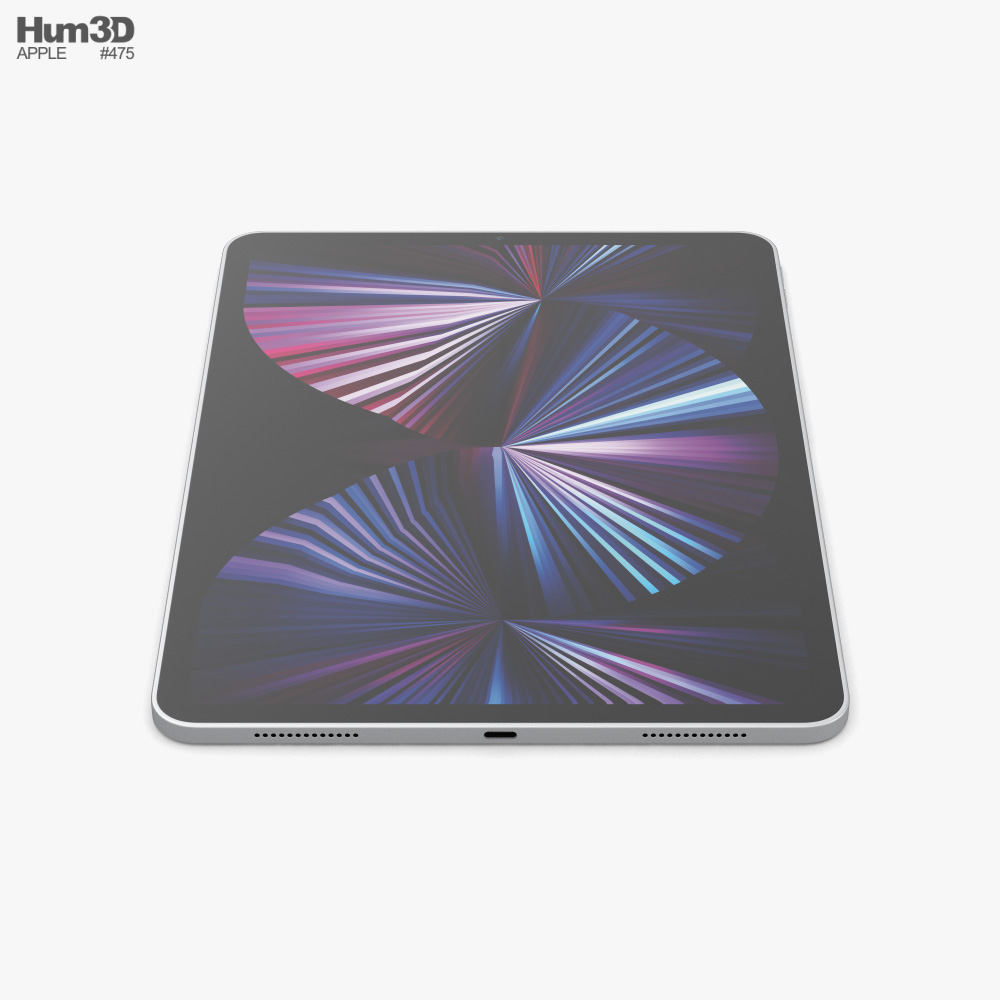 Apple iPad Pro 11-inch 2021 Silver Modelo 3D - Electrónica ...