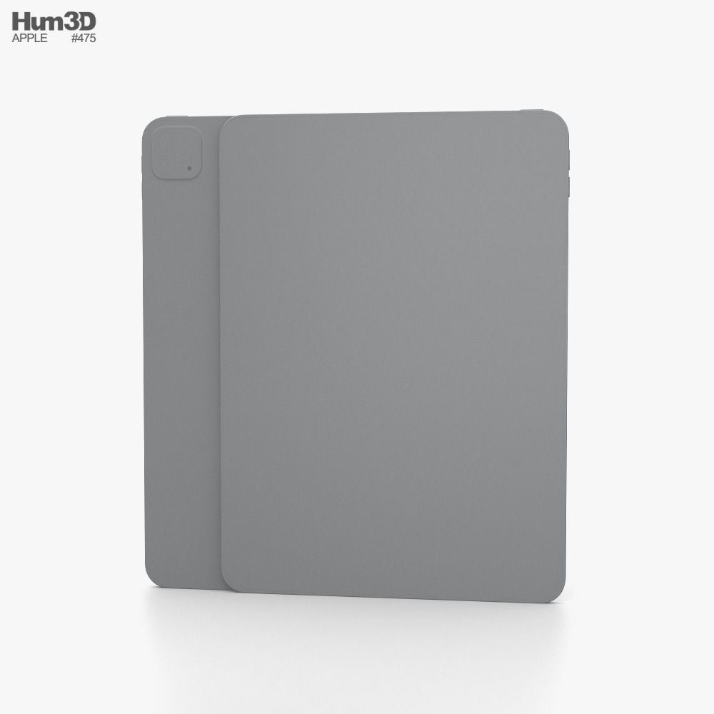 Apple iPad Pro 11-inch 2021 Silver 3D model - Electronics ...
