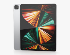 Apple iPad Pro 12.9-inch 2021 Silver 3D model
