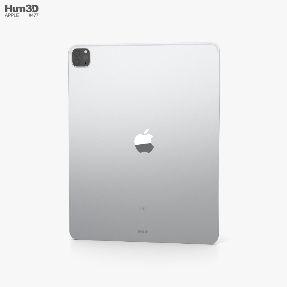 Apple iPad Pro 12.9-inch 2021 Silver 3D модель