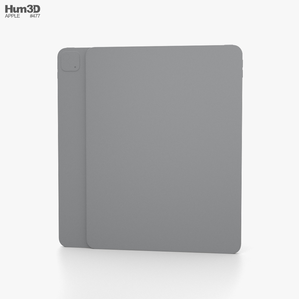 Apple iPad Pro 12.9-inch 2021 Silver 3D model ...