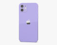 Apple iPhone 12 Purple Modello 3D