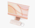 Apple iMac 24-inch 2021 Orange 3d model