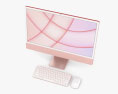 Apple iMac 24-inch 2021 Pink 3d model