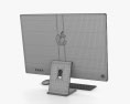 Apple iMac 24-inch 2021 Purple 3d model