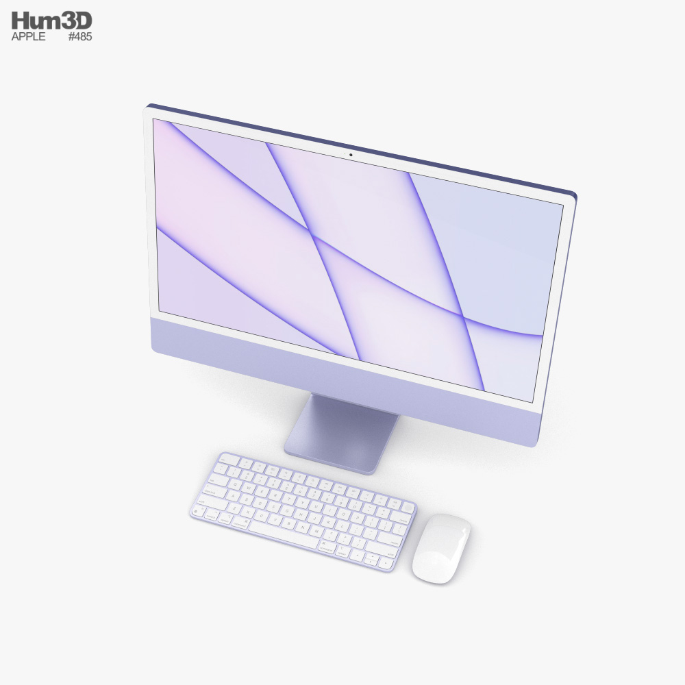 Macデスクトップimac24-inch purple - Macデスクトップ