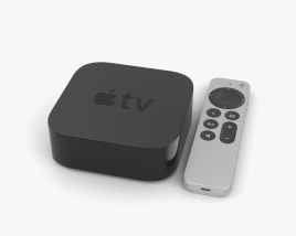 Apple TV 4K 2021 Modello 3D