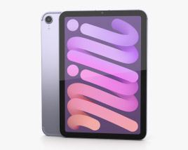 Apple iPad mini (2021) Purple Modello 3D