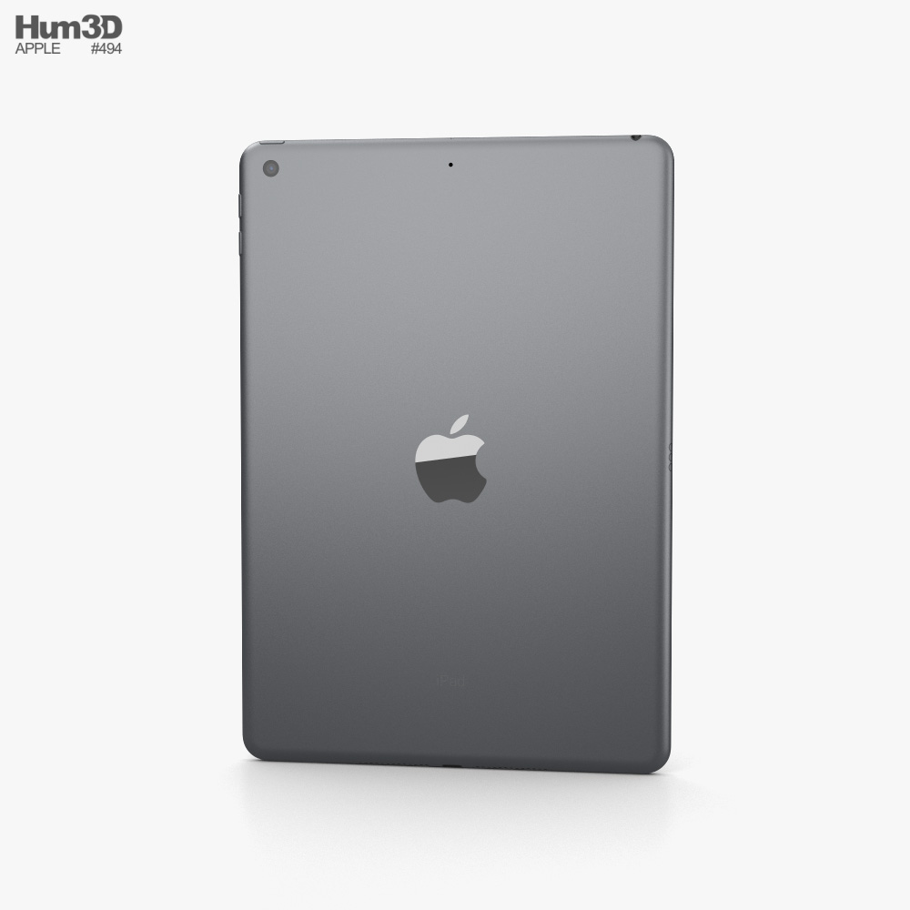 Apple iPad 10.2 (2021) Space Gray Modello 3D