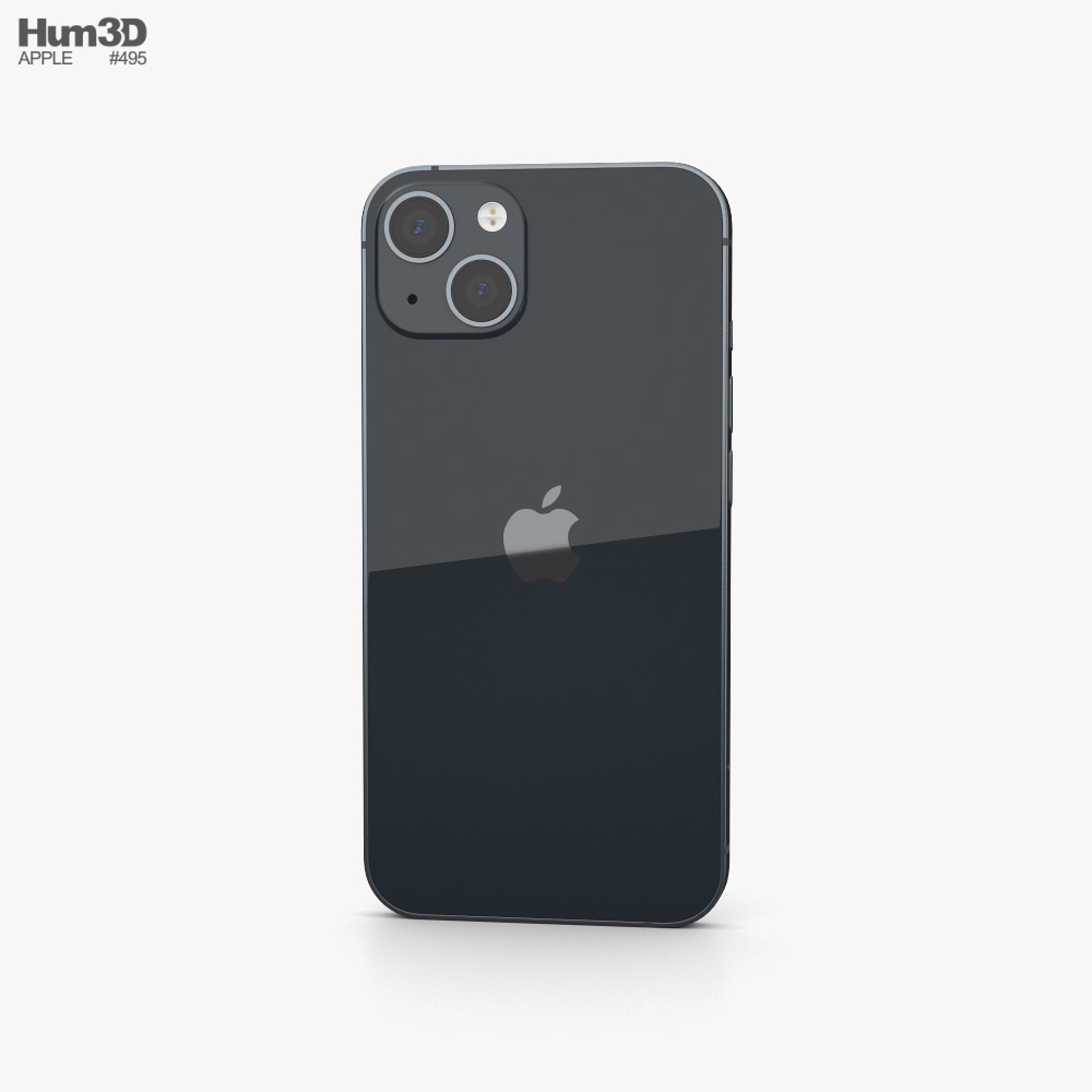 Apple iPhone 13 Midnight 3D 모델 