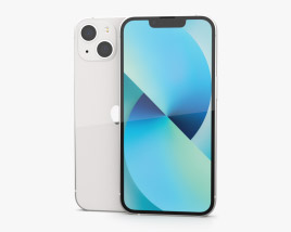 Apple iPhone 13 Starlight 3Dモデル