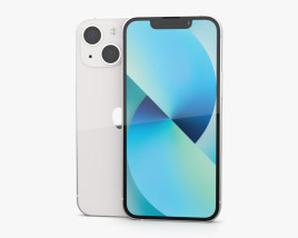 Apple iPhone 13 mini Starlight 3D-Modell