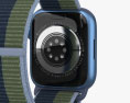 Apple Watch Series 7 41mm Blue Aluminum Case with Sport Loop 3d model