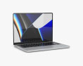 Apple MacBook Pro 2021 14-inch Silver 3Dモデル