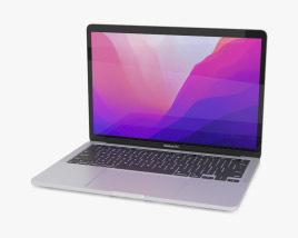 Apple MacBook Pro 13 inch 2022 3D 모델 