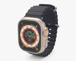 Apple Watch Ultra Ocean Band 3D-Modell