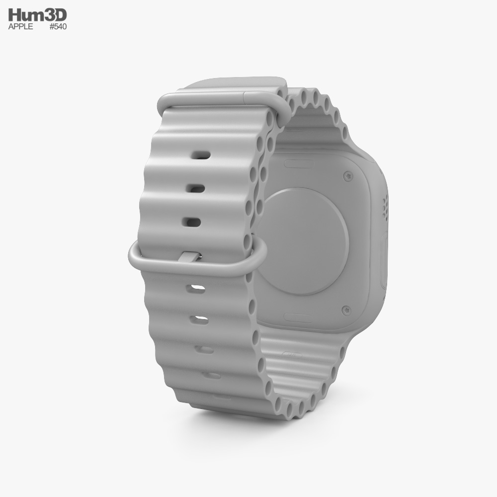 Apple Watch Ultra Ocean Band 3D model - Electronics on Hum3D