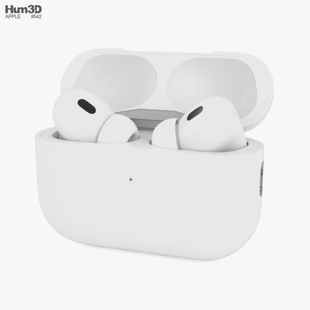 Apple AirPods Pro 2nd Gen 3Dモデル