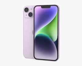 Apple IPhone 14 Purple 3Dモデル