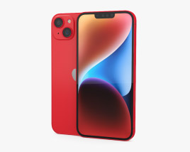 Apple iPhone 14 Plus Red 3D model