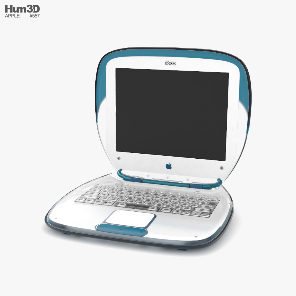 Apple iBook 3D-Modell