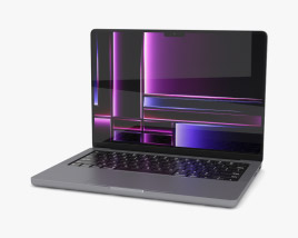 Apple MacBook Pro 2023 14 inch Space Gray Modèle 3D