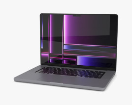 Apple MacBook Pro 2023 16 inch Space Gray 3D model