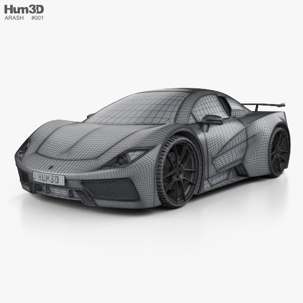 Arash AF8 2018 3D model - Vehicles on Hum3D