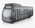 Arriva Milton Keynes Electric Bus 2014 Modèle 3d wire render