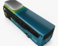 Arriva Milton Keynes Electric Bus 2014 Modèle 3d vue du dessus