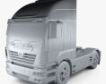 Ashok Leyland Newgen Camion Trattore 2015 Modello 3D clay render