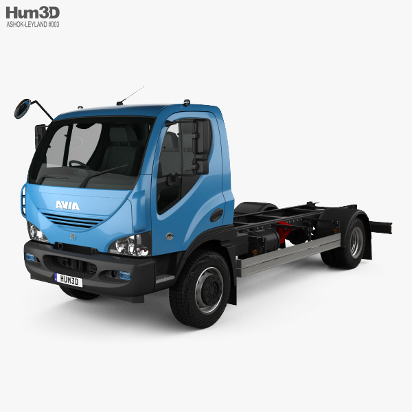 Ashok Leyland Avia D120 Chassis Truck 2015 3D model