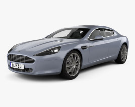 3D model of Aston Martin Rapide 2010