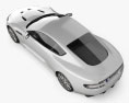 Aston Martin DBS 2015 3D-Modell Draufsicht