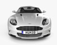 Aston Martin DBS 2015 3D-Modell Vorderansicht