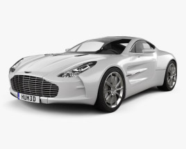 3D model of Aston Martin One-77 2013