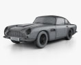 Aston Martin DB6 1965 3D模型 wire render
