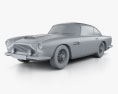 Aston Martin DB4 1958 3d model clay render