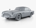 Aston Martin DB5 1963 Modelo 3D clay render
