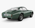 Aston Martin DB4 GT Zagato 1960 3D 모델  back view