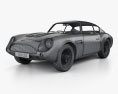 Aston Martin DB4 GT Zagato 1960 3d model wire render