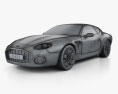 Aston Martin DB7 GT Zagato 2004 3d model wire render