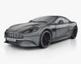 Aston Martin Vanquish 2015 3D модель wire render