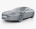 Aston Martin V8 Vantage 2014 3Dモデル clay render