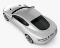 Aston Martin DB9 2015 3d model top view