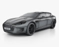 Aston Martin Rapide Bertone Jet 2+2 2016 3D модель wire render