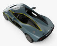 Aston Martin CC100 Speedster 2014 3D-Modell Draufsicht