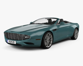 Aston Martin DB9 Spyder Zagato Centennial 2016 3D 모델 