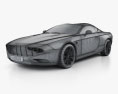 Aston Martin DB9 Coupe Zagato Centennial 2016 3d model wire render